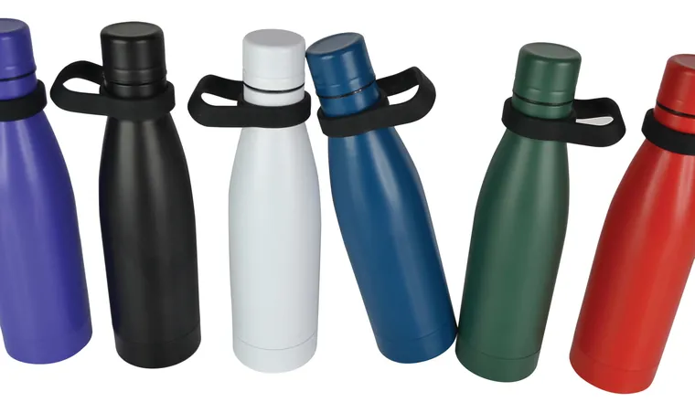 Branded water bottles